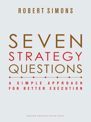 cover image of Seven Strategy Questions